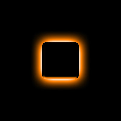 ORACLE Lighting אוניברסלי מואר LED תגי אותיות - גימור משטח Blk מט - אני רואה אחריות