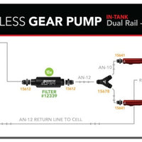 מודול TVS Aeromotive עם איסוף תאי דלק - במיכל - Spurless Brushless 10.0