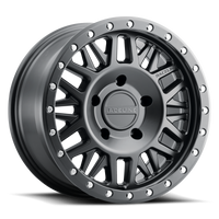 Raceline 951B Ryno 17x9in / 5x127 BP / -12mm Offset / 78.1mm Bore - גלגל סאטן שחור