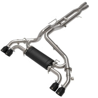 aFe Vulcan Series 2.5in 304SS Cat-Back Exhaust 2021+ Jeep Wrangler 392 6.4L with/Outs Black
