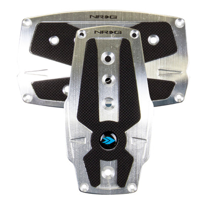 דוושת ספורט מאלומיניום מוברש NRG A/T - כסף עם תוספות גומי שחור