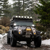 KC HiLiTES SlimLite 6 אינץ'. LED אור 50w Spot Beam (מערכת Pair Pack) - שחור