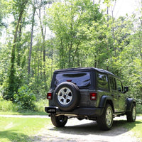 קורסה 2018-2024 ג'יפ רנגלר JL 2.5 אינץ' יציאה אחורית כפולה טיפים מלוטשים אגזוז ספורט סרן-גב