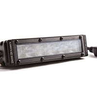 Diode Dynamics 6 In LED Light Bar שורה אחת ישרה SS6 - פס אור רחב לבן (יחיד)