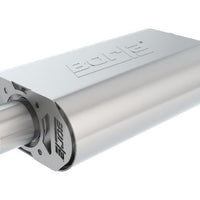 Borla Crate Muffler BBC 396/402/427 ATAK 2.5 אינץ' מזהה היסט/מרכז 14 אינץ' x 4.35 אינץ' x 9 אינץ' משתיק קול סגלגל