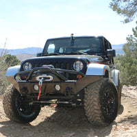 השתוללות 2007-2018 ג'יפ רנגלר (JK) פגוש שחזור קדמי - שחור