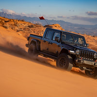 Fox 2018+ Jeep JL 2.5 Factory Race Series 9.7in Remote Res. סט זעזועים קדמי / 0-1.5 אינץ'. מעלית עם DSC