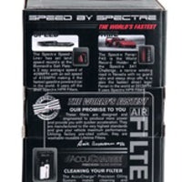 מסנן אוויר חרוטי מתכוונן Spectre 2-1/2 אינץ'. גבוה (מתאים לצינורות של 3 אינץ' / 3-1/2 אינץ' / 4 אינץ') - אדום