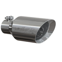 MBRP חוד אוניברסלי 4.5 OD כפול קירות מגולגל קצה 2.5 כניסת 12 אינץ' אורך - T304