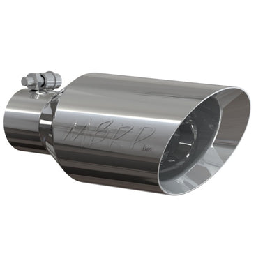 MBRP חוד אוניברסלי 4.5 OD כפול קירות מגולגל קצה 2.5 כניסת 12 אינץ' אורך - T304