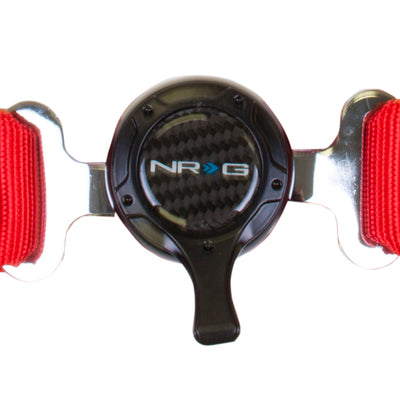 NRG 4PT 2in. רתמת חגורת בטיחות / נעילת פקה - אדום