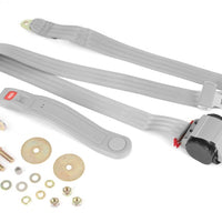 Omix חגורות בטיחות 3 נקודות אפורות 76-83 CJ5 & 87-95(YJ)