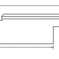 ארגז כלים למשאית צולבת באקונומי אלומיניום למסחרי (70 אינץ'/פתח צד) - שחור