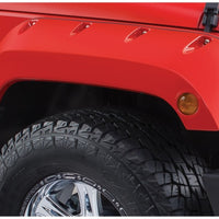 Bushwacker 07-18 Jeep Wrangler Pocket Style Flares 2pc - שחור