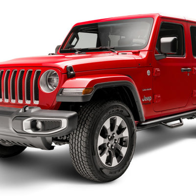 N-Fab Nerf Step 2018 ג'יפ רנגלר JL SUV 4 דלתות- Tex. שחור - W2W - 3in