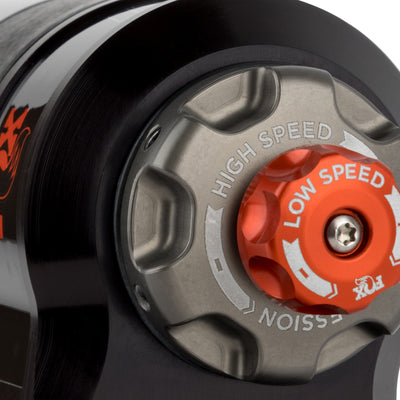 Fox 07-18 Jeep JK 2.5 Perf Elite Series Reservoir Shock Rear P/B 2.5-4in Lift (Pair) with DSC Adj.