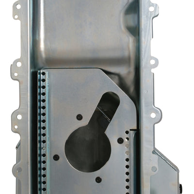 Moroso Ford 4.6/5.4L (עם שקע אחורי) מרוץ כביש שקע רטוב מבולבל 8qt 6.5 אינץ' מחבת שמן פלדה