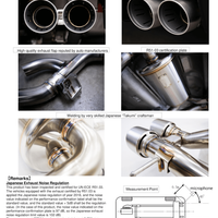 HKSTUDIE EXHAUST עבור BMW G80/G82 Comp