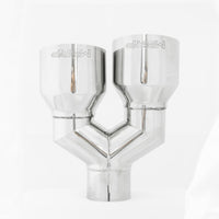 MBRP Universal T304 SS קצה כפול 4 אינץ' OD/2.5 אינץ' כניסה