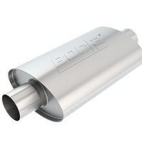 Borla XR-1 Racing Sportsman 2 1/2 אינץ' שקע / 2 1/2 אינץ' כניסת 12 אינץ' מארז סגלגל