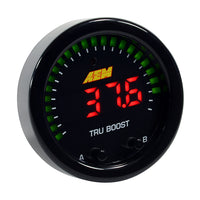 מד בקר Tru-Boost מסדרת AEM עם בקרת Boost Control סולנואיד 80PSIg חיישן MAP פנימי