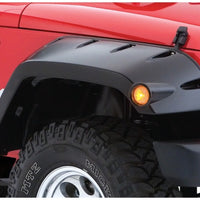 Bushwacker 07-18 Jeep Wrangler Max Pocket Style Flares כיסוי מורחב 2 יחידות - שחור