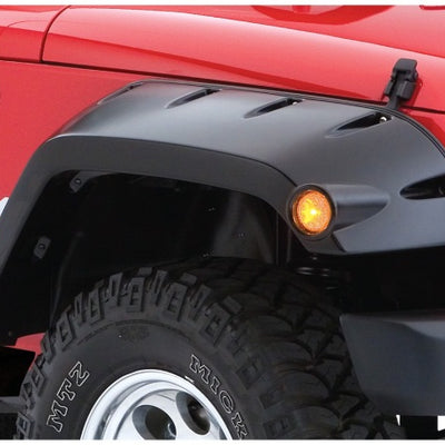 Bushwacker 07-18 Jeep Wrangler Max Pocket Style Flares כיסוי מורחב 2 יחידות - שחור