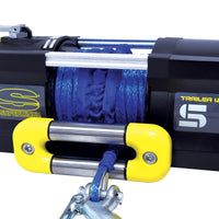 Superwinch 5500 LBS 12V DC 1/4in x 60ft חבל סינטטי S5500 כננת