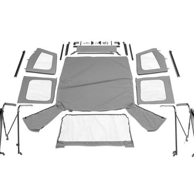 Rampage 1976-1983 ג'יפ CJ5 קומפלט טופ - ג'ינס אפור
