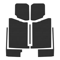 DEI 20-22 Jeep Gladiator JT 4-Dor Mat Boom Mat Kit Complete Headliner - 7 חלקים - מראה עור שחור