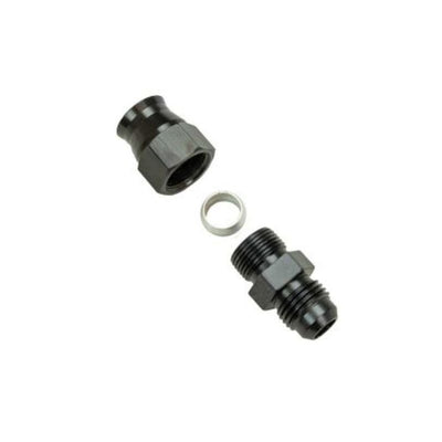 מתאם התאמה מאלומיניום Moroso 6AN Male ל-3/8in Tube Compression - שחור