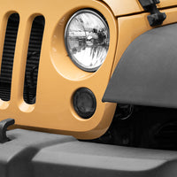 Raxiom 07-18 ג'יפ רנגלר JK Axial LED איתותים עם הילה (מעושן)