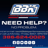 BBK 05-20 Dodge 6.1L/6.2L/6.4L אחורית חיישן O2 הרחבות 4 פינים מרובע בסגנון 24 אינץ' (זוג)