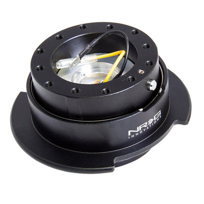 ערכת שחרור מהיר של NRG Gen 2.5 - טבעת שחורה / שחורה עם חריצי אצבעות