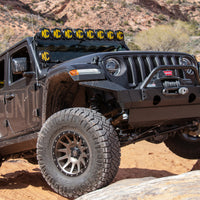 ICON 2018+ ג'יפ רנגלר JL / 2020+ JT פגוש חזיתי עם צלחת החלקה