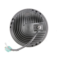 Raxiom 97-18 ג'יפ רנגלר TJ/JK 7 אינץ' פנסי LED עם הילות- בית שחור (עדשה שקופה)