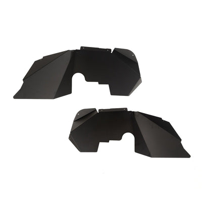 Rugged Ridge Fender Liners אלומיניום קדמי שחור 07-18 ג'יפ רנגלר JK/JKU