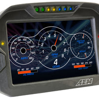 AEM CD-7 ללא רישום GPS מאופשר Race Dash סיבי פחמן תצוגה דיגיטלית ללא VDM (כניסת CAN בלבד)