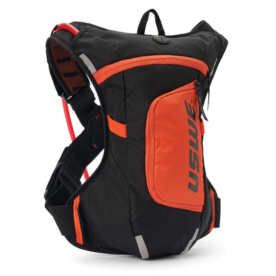 USWE Moto Hydro Hydration Pack 4L - שחור/כתום מפעל