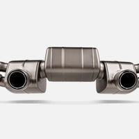 Akrapovic 2022+ Porsche 718 Cayman GT4 RS Slip On Race Line (טיטניום)