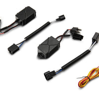 Raxiom 97-18 ג'יפ רנגלר TJ/JK 7 אינץ' פנסי LED עם הילות- בית שחור (עדשה שקופה)