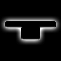 ORACLE Lighting אוניברסלי מואר LED תגי אותיות - גימור משטח Blk מט - T SEE אחריות