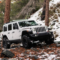 KC HiLiTES 18-23 ג'יפ JL/JT 4in. Gravity G4 LED אור 10w SAE/ECE קרן ערפל שקופה (מערכת חבילה זוגית)