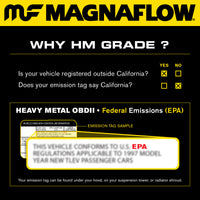 MagnaFlow Conv DF 97-99 ג'יפ רנגלר 4.0L