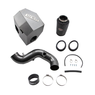 Wehrli 13-18 Cummins 6.7L Intake Kit 4in - חצי מבריק שחור