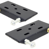 RockJock Jeep CJ צלחות קפיצי עלה קדמי לקפיצי 2 אינץ' עם צמד תושבות מוט הלם וסוויי