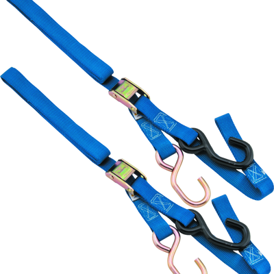 BikeMaster Tiedown Integrated Softhook - כחול