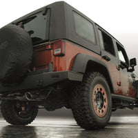 גיבסון 07-17 ג'יפ רנגלר JK Rubicon 3.6 ל' 2.5 אינץ' אגזוז Cat-Back כפול מפוצל - אלומיניזציה