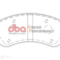 רפידות בלם DBA 06-18 Ford Transit XP Extreme Performance