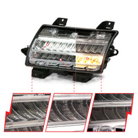 ANZO 18-19 ג'יפ רנגלר JL Halogen Chrome Clear עם אות רציף